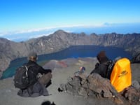 Turen til toppen af Mount Rinjani Turen til toppen af Mount Rinjani
