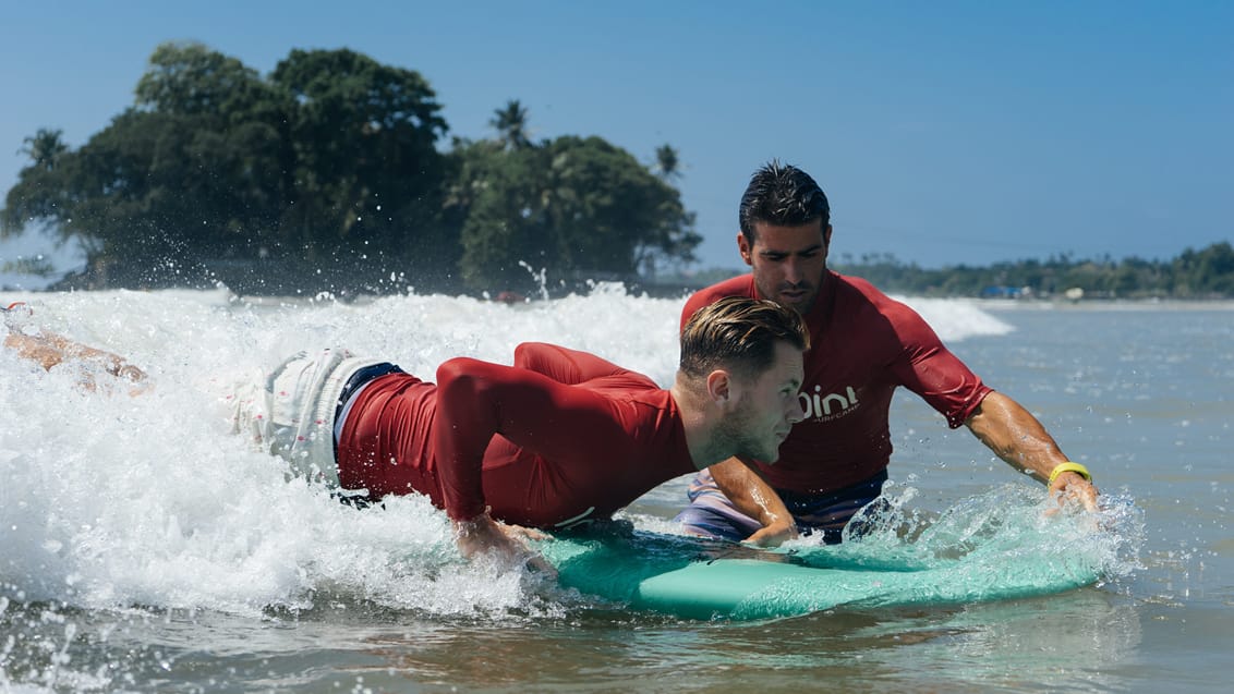 Surfing på Sri Lanka