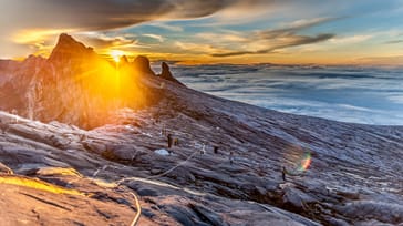 Trekking på Mt. Kinabalu