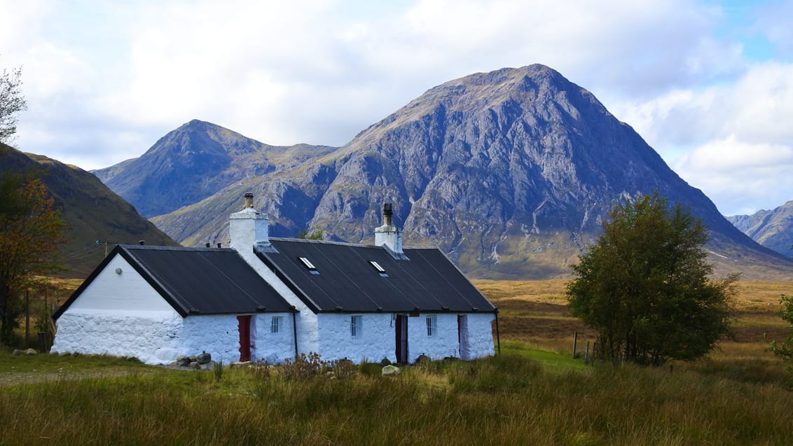 Hytte tæt ved Glencoe på West Highland Way, Skotland