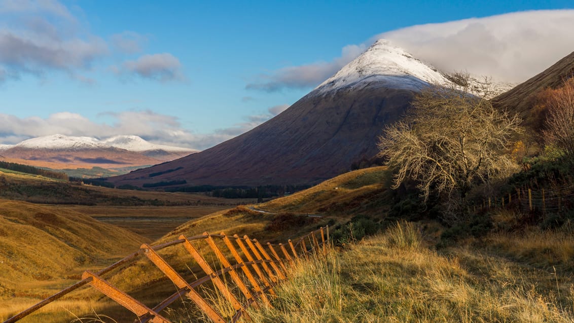 Toppen af Beinn Dorain, tæt ved Tyndrum, Skotland