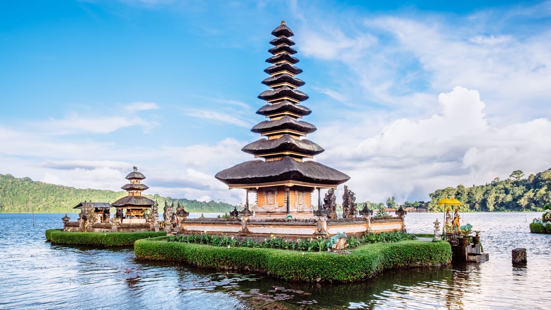 Ulun Danu Beratan Temple på Bali