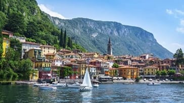 Lake Como tæt ved Bergamo
