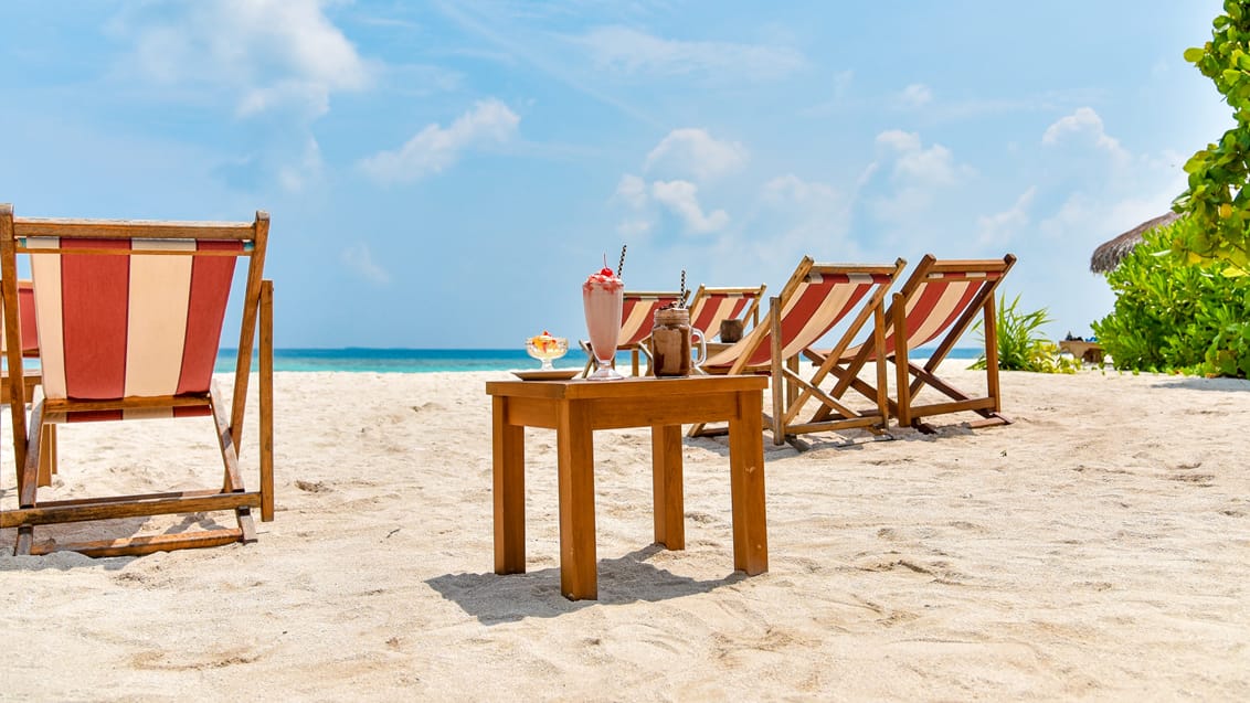 Strandbar på resortet