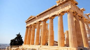 Parthenon tempel ved Akropolis i Athen, Grækenland