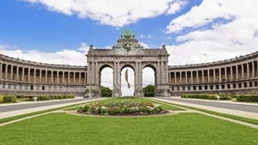 Parc du Cinquantennaire i Bruxelles, Belgien