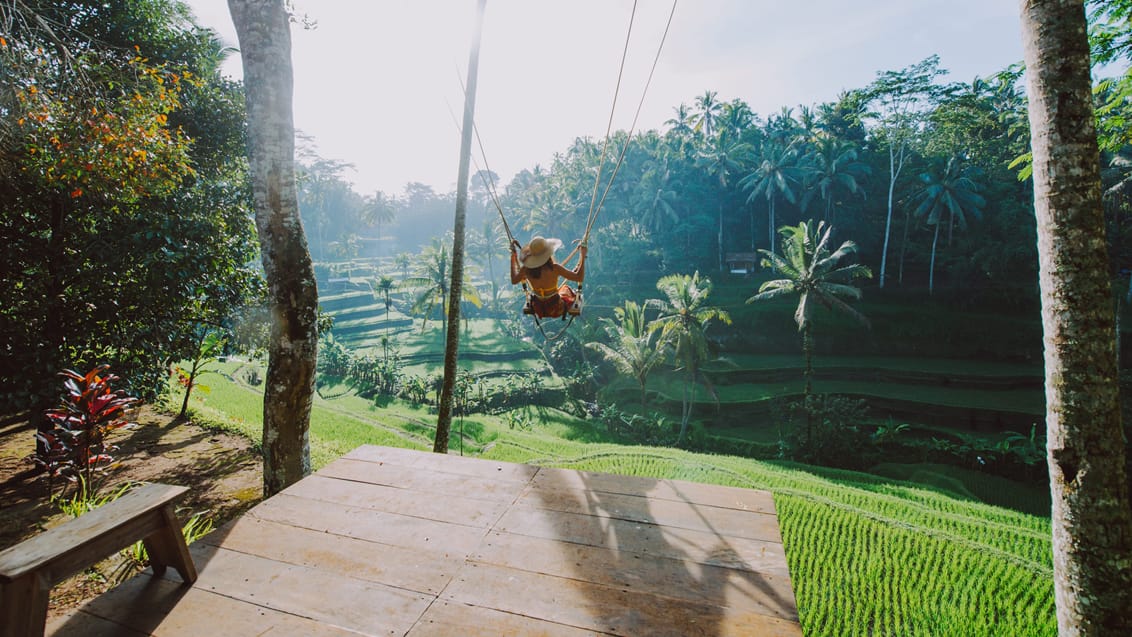 Bali gynge ved Ubud