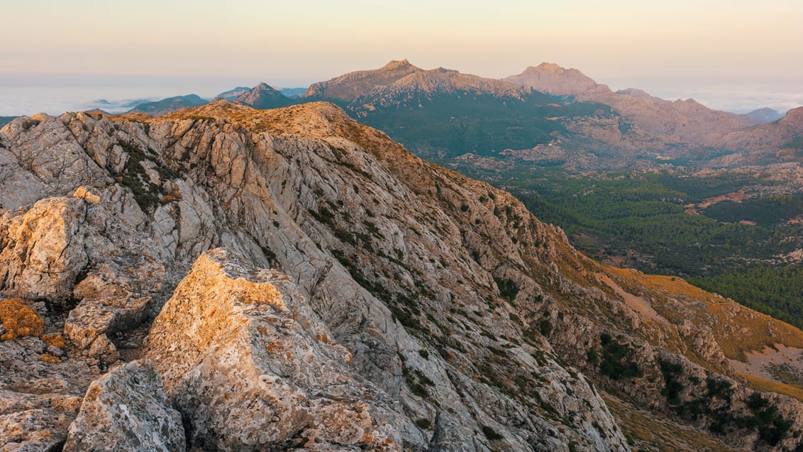 Udsigt fra Puig Tomir, Mallorca