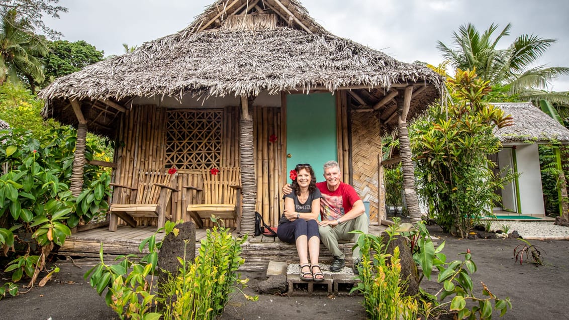 Homestay ved Yasur vulkanen på Tanna