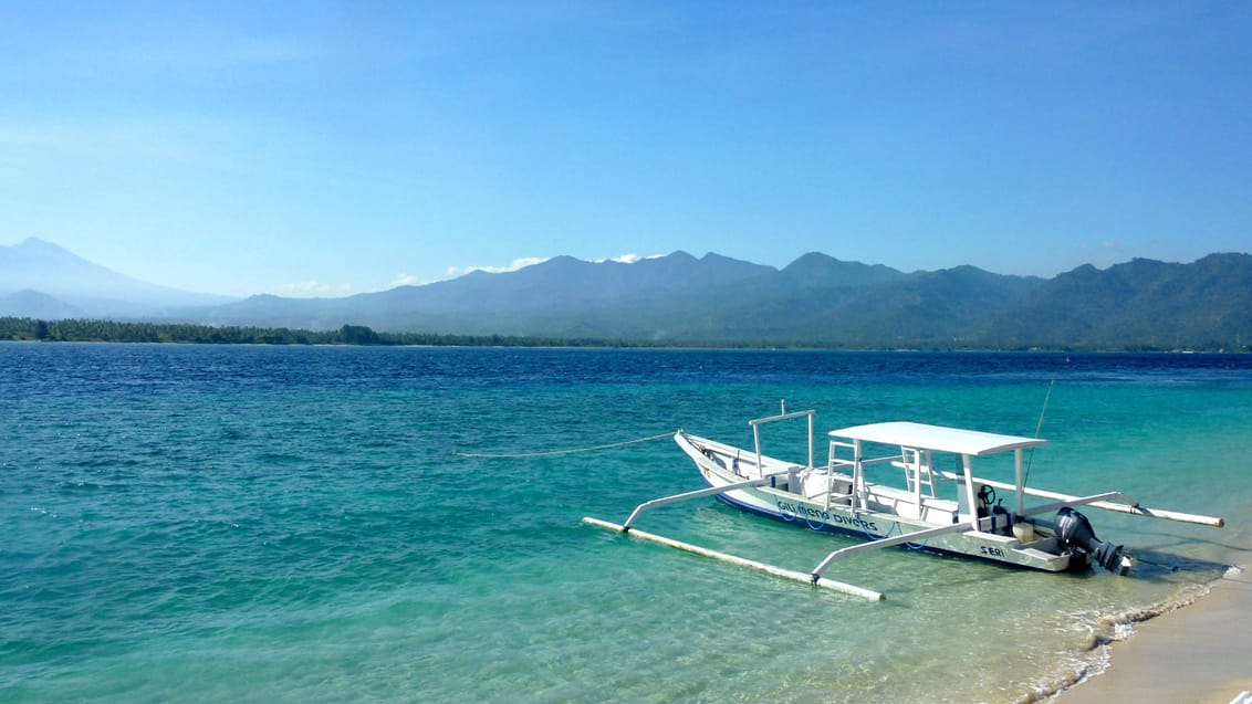 Nyd strandene og omgivelserne på Gili Islands