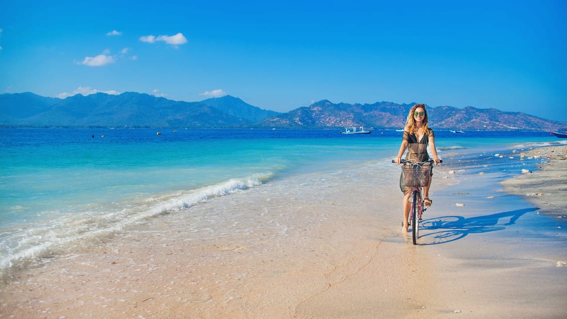 Nyd strandene og omgivelserne på Gili Islands