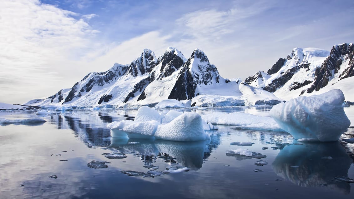 Den imponerende og storslåede natur på Antarktis