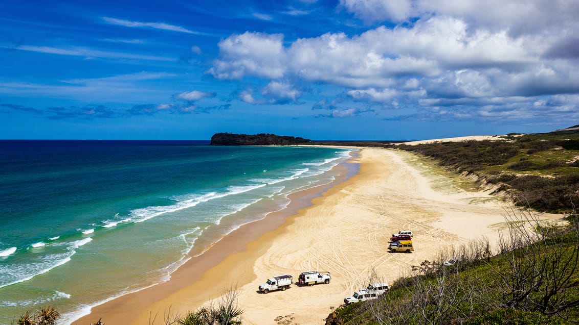 Udsigten fra Indian Head, Fraser Island