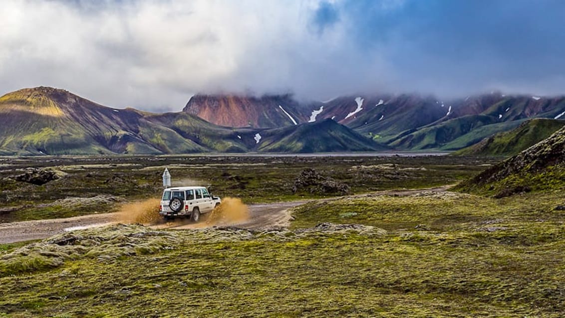 Tag på det vildeste roadtrip igennem Islands højland i 4wd