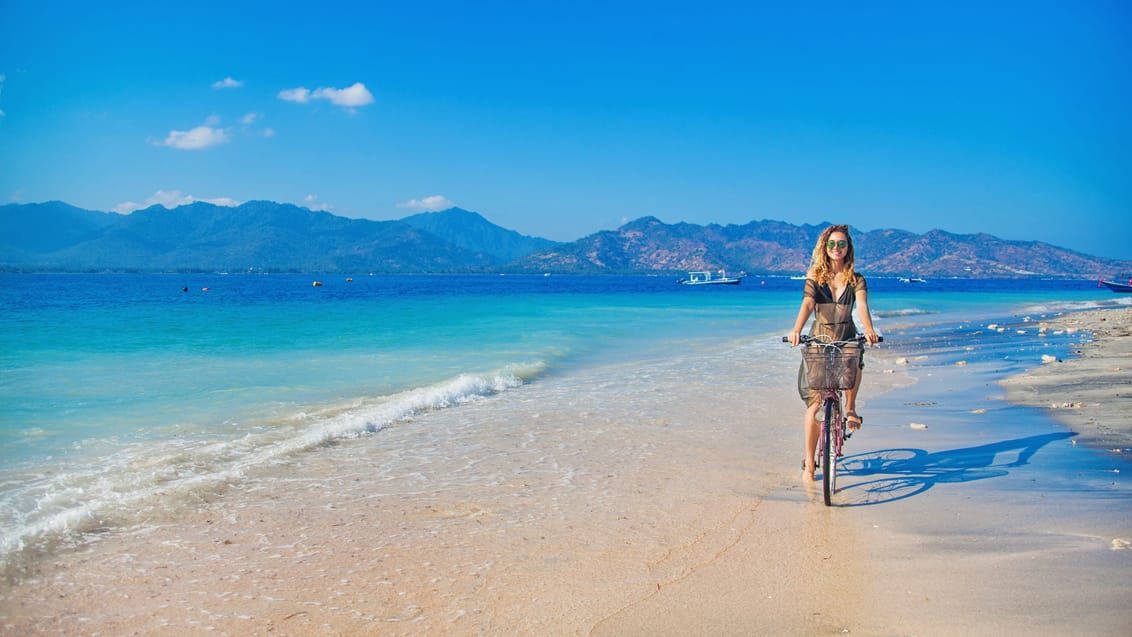 Nyd strandene og omgivelserne på Gili Islands