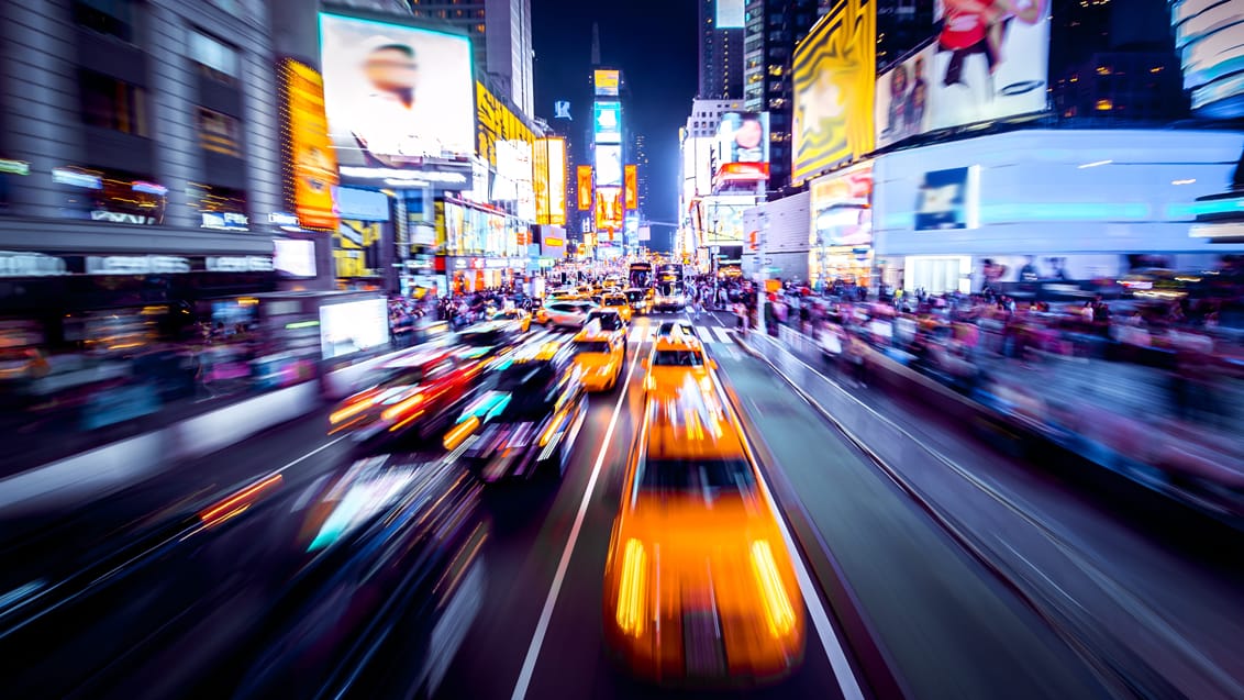 Mærk stemning i New Yorks gader