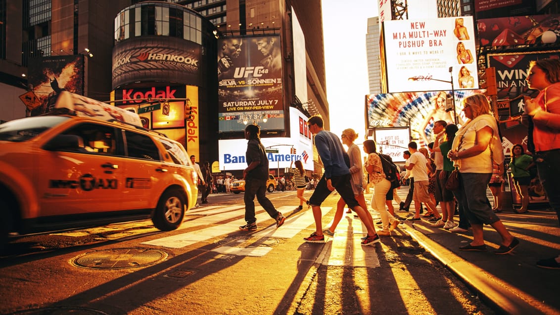 Mærk stemningen i New Yorks gader