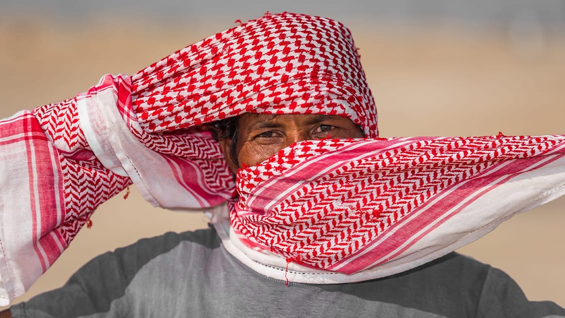 Beduin fra Dubais ørken