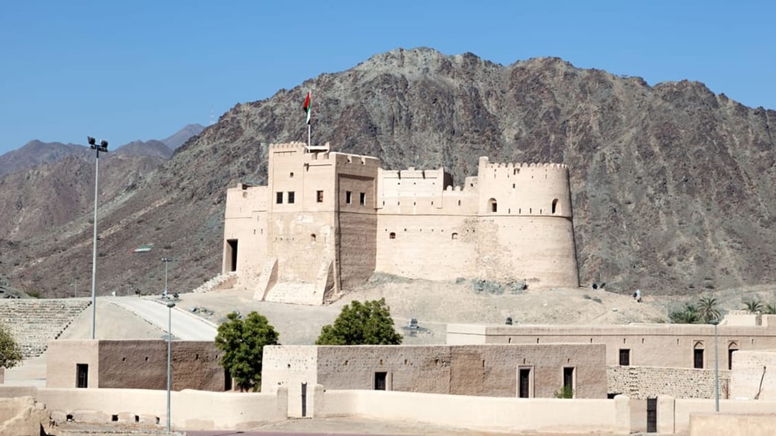 Gammelt fort på Fujairah rundturen