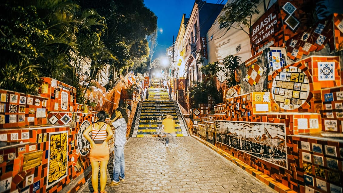 Selarón trappen i Rio de Janeiro