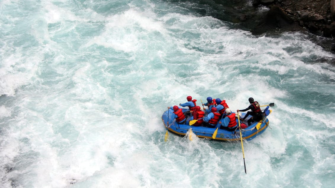 Rafting på Kicking Horse River