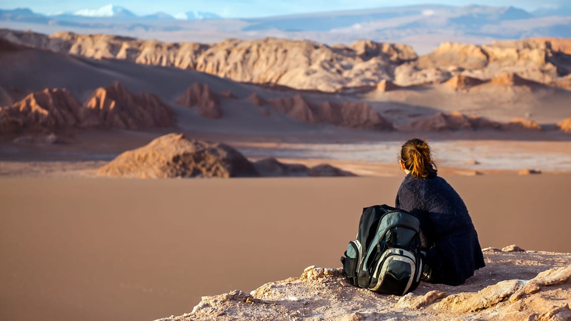 Nyd stilheden og den smukke natur i Valle de la Luna ved San Pedro de Atacama