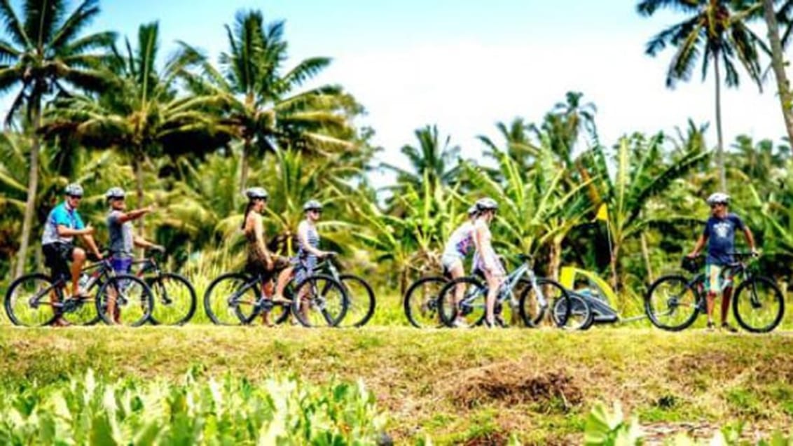 Udforsk Rarotonga på cykel enten på egen hånd eller på en guidet tur