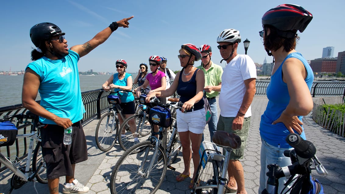 På cykel i New York