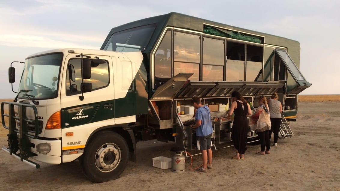 Drifters truck, Botswana