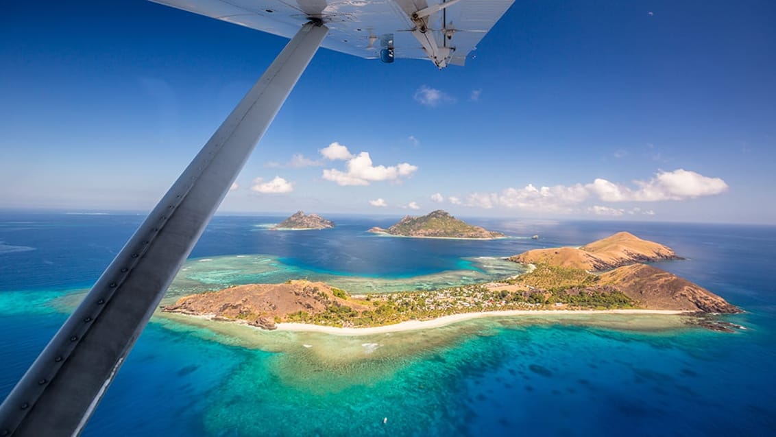 Fijis paradisøer set fras en vandflyver