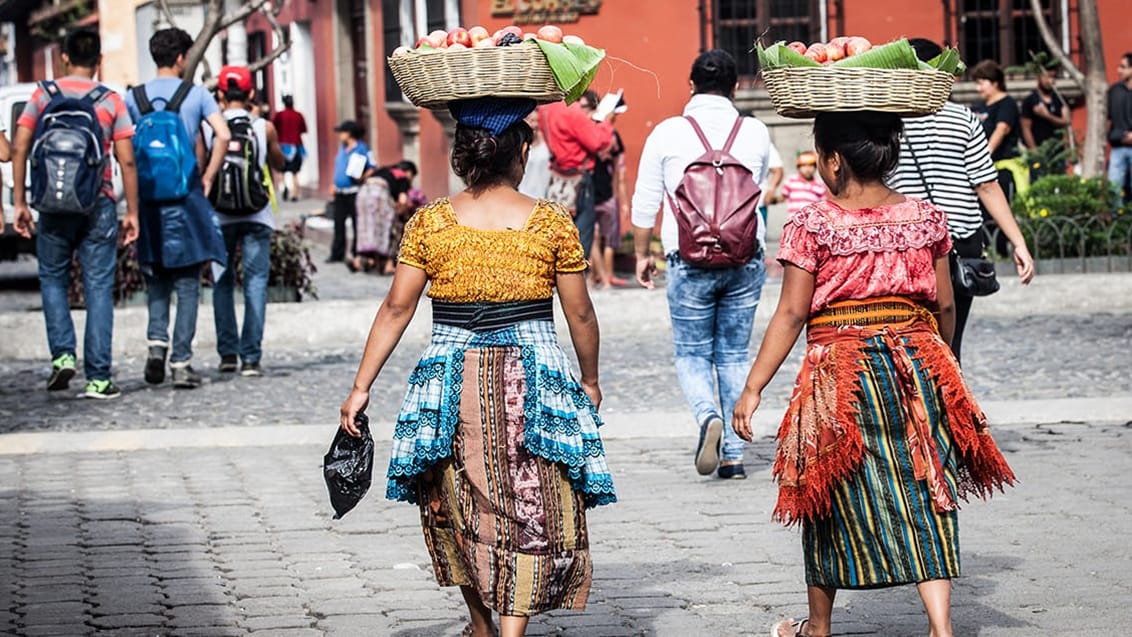 Lokale kvinder i Guatemala