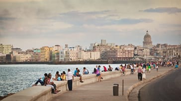 Hygge på Malecon i Havana