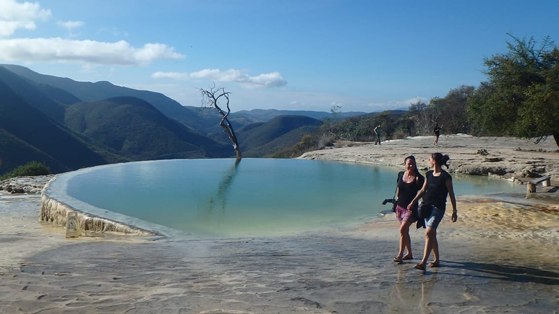 Udsigt fra Hierve el Agua