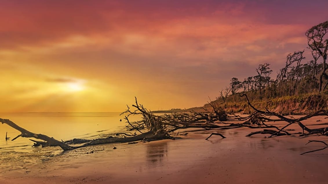 Black Rock Beach i Big Talbot State Park