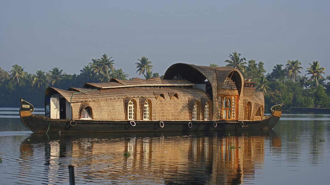 Husbådstur i Kerala