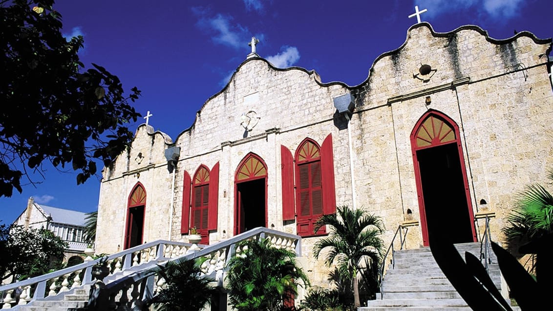 En af mange kirker på St. Croix