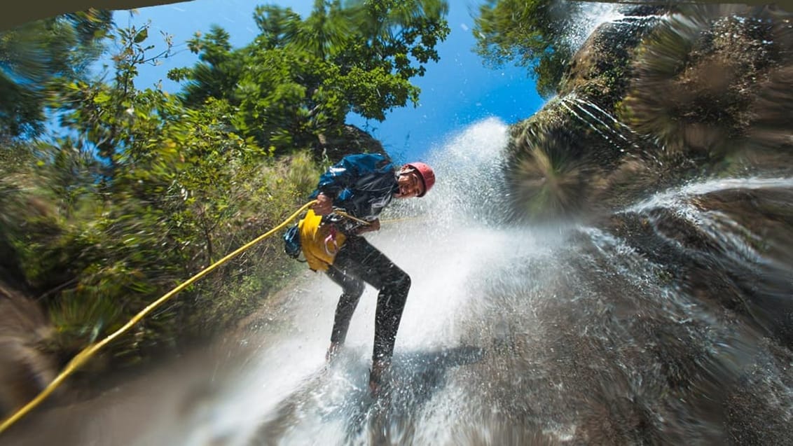 Canyoning i Last Resort (billedrettigheder Last Resort)