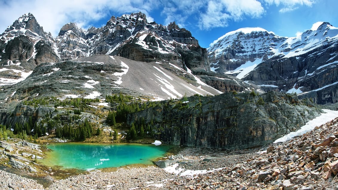 Llake Oesa trail i Yoho National Park