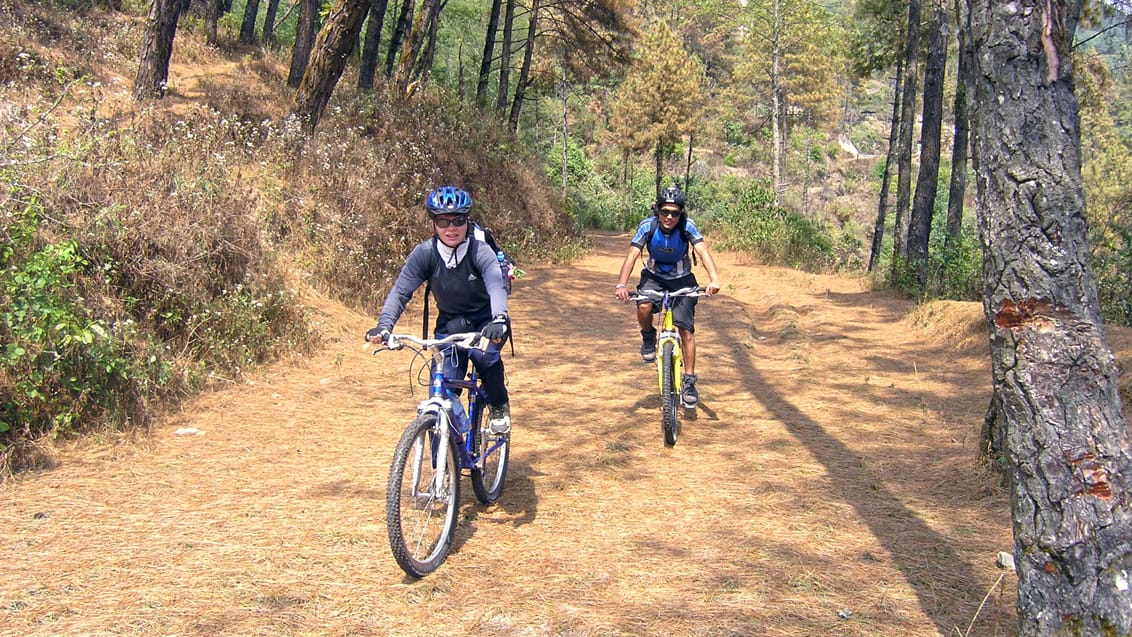 Mountainbiking i Kathmandu Valley