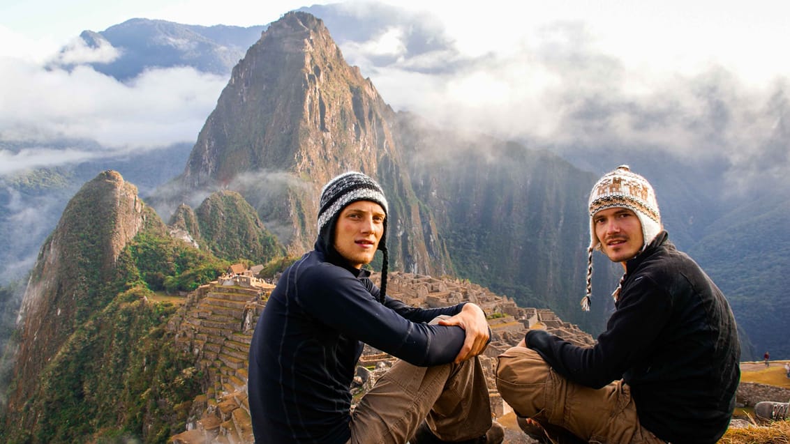 Efter fire dages vandring på inca-stien ankommer du ved solopgang til Machu Picchu