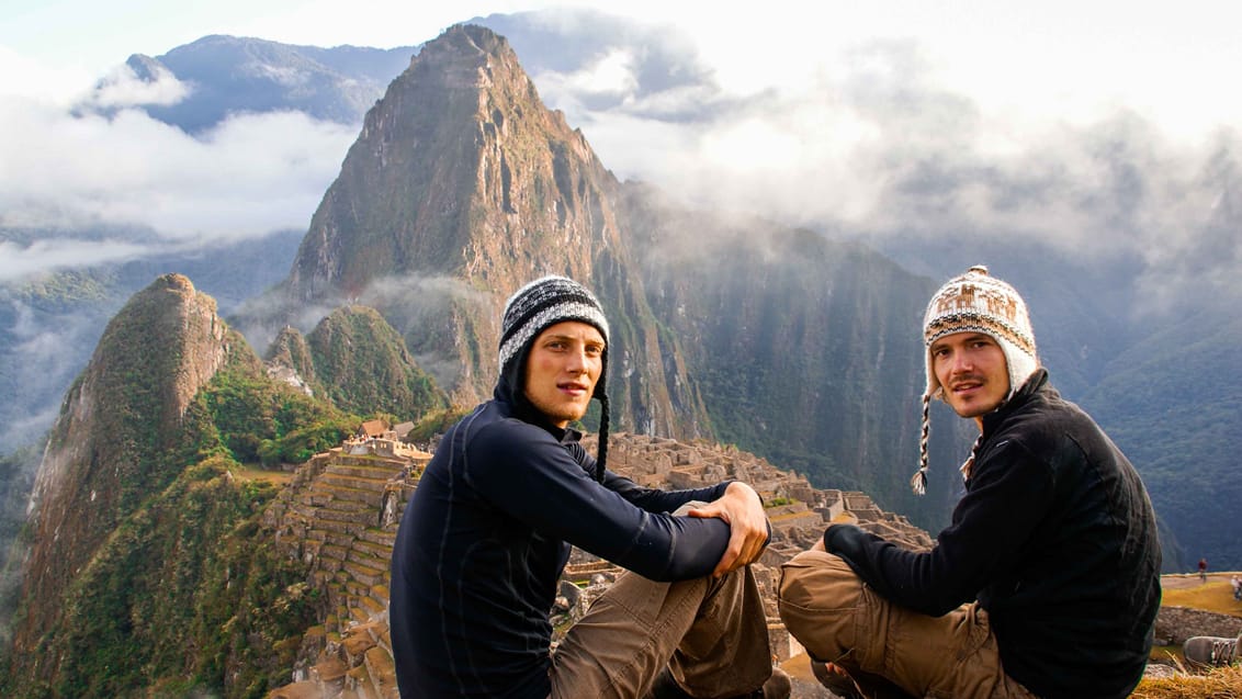 Efter fire dages vandring på inca-stien ankommer du ved solopgang til Machu Picchu