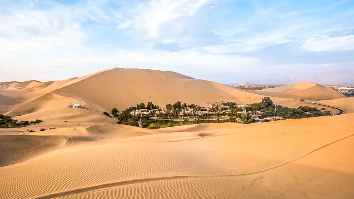 Oasen Huacachina ved Ica