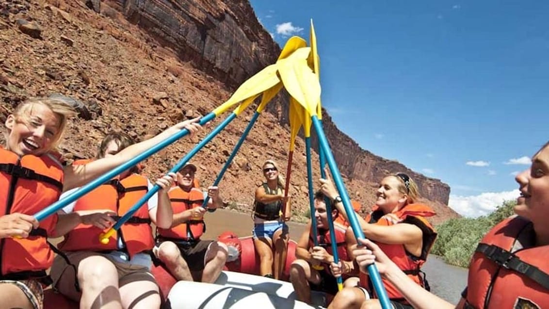 Rafting, Colorado River, USA