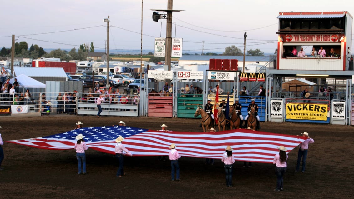 Nationalsang, Rodeo, Twiin Falls