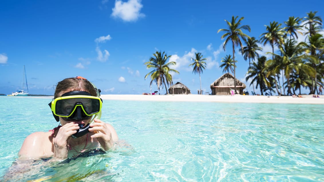 Snorking ved San Blas øerne i Panama