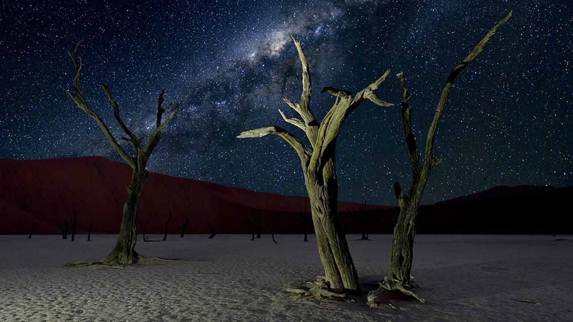 Stjernehimmel, Deadvlei, Namibia