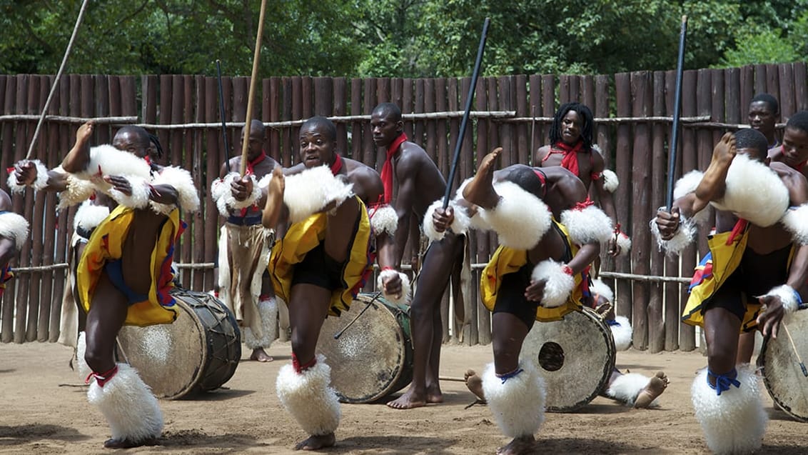 Få en stor kulturel oplevelse i Swaziland