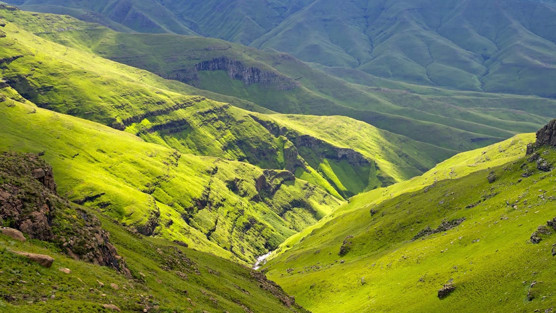 Sydafrika, Drakensberg bjergene