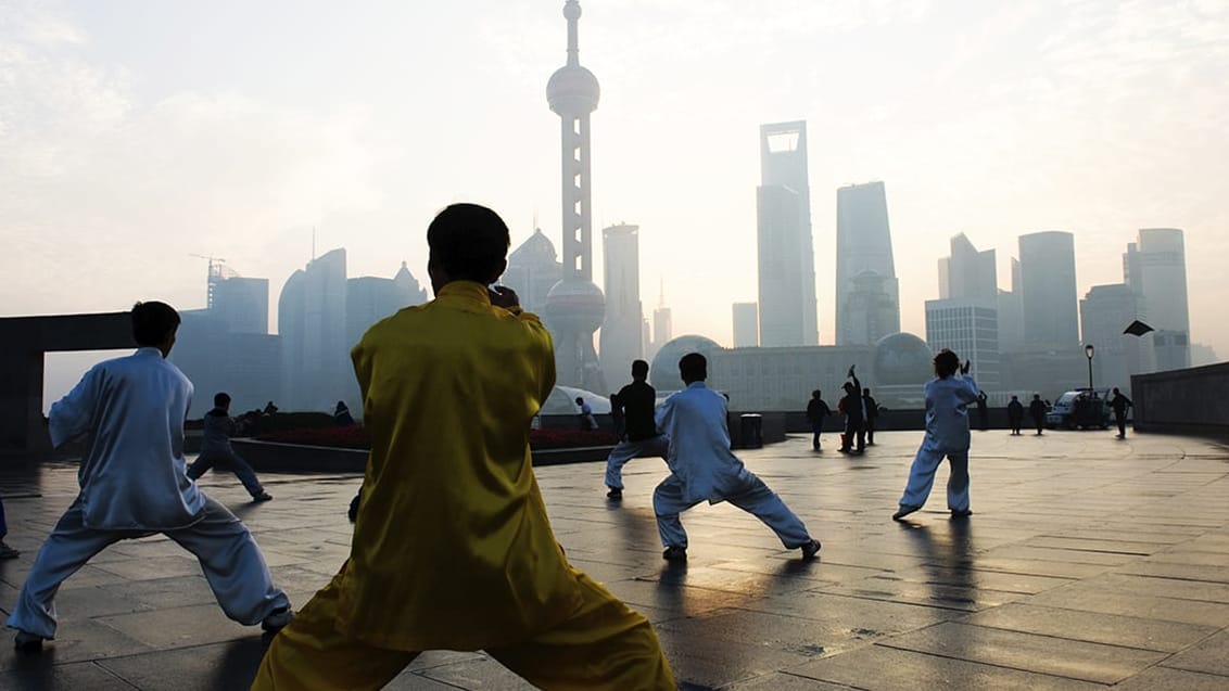 Oplev lokale dyrke Tai Chi i Shanghai