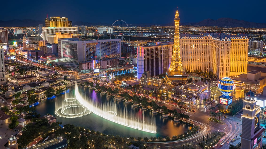 Las Vegas, også kaldt City of Lights, har noget for enhver smag 24 timer i døgnet